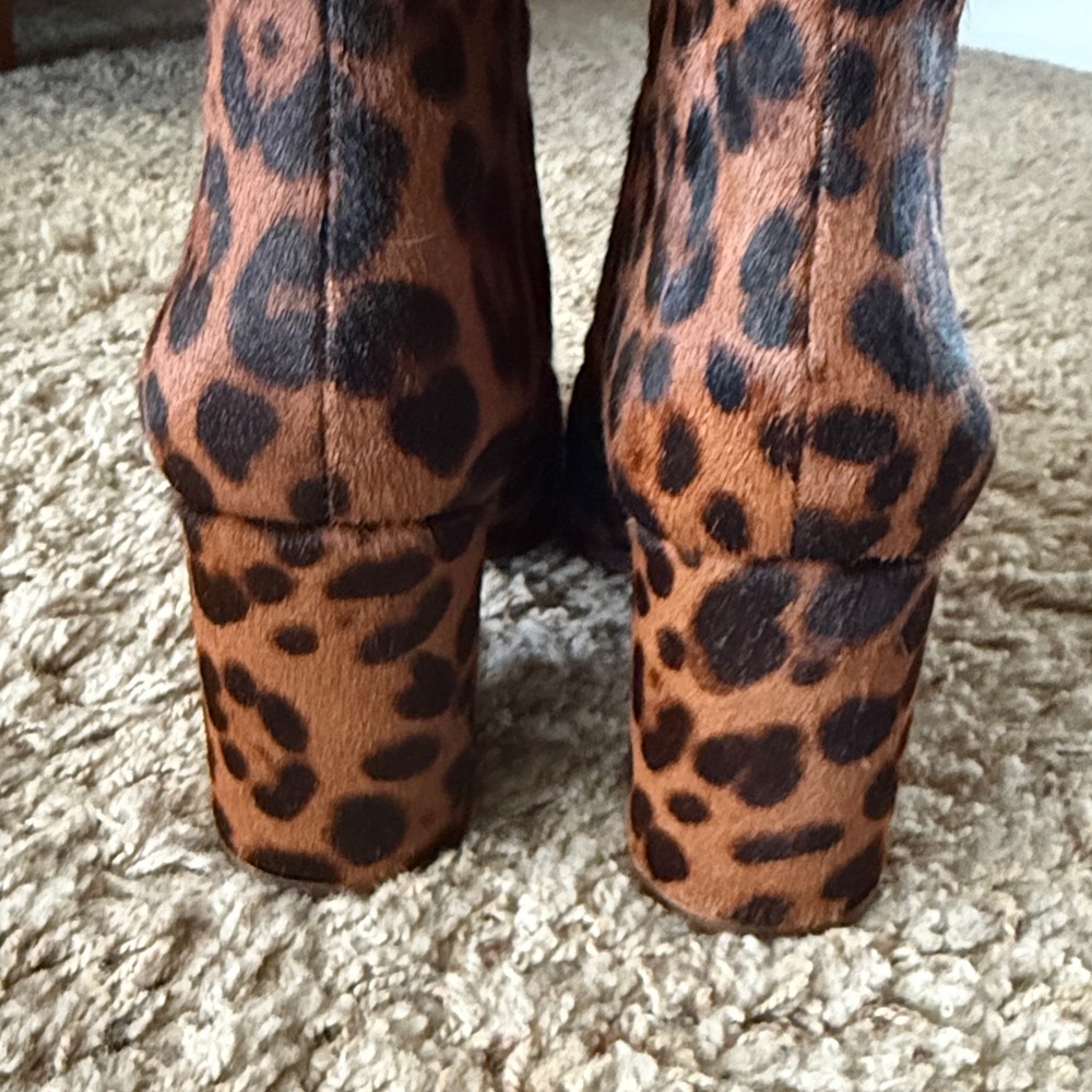 Madewell The Amalia Leopard Print Ankle Booties - Picture 10 of 16